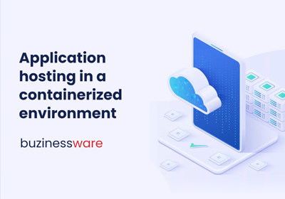 Application hosting in a containerized environment